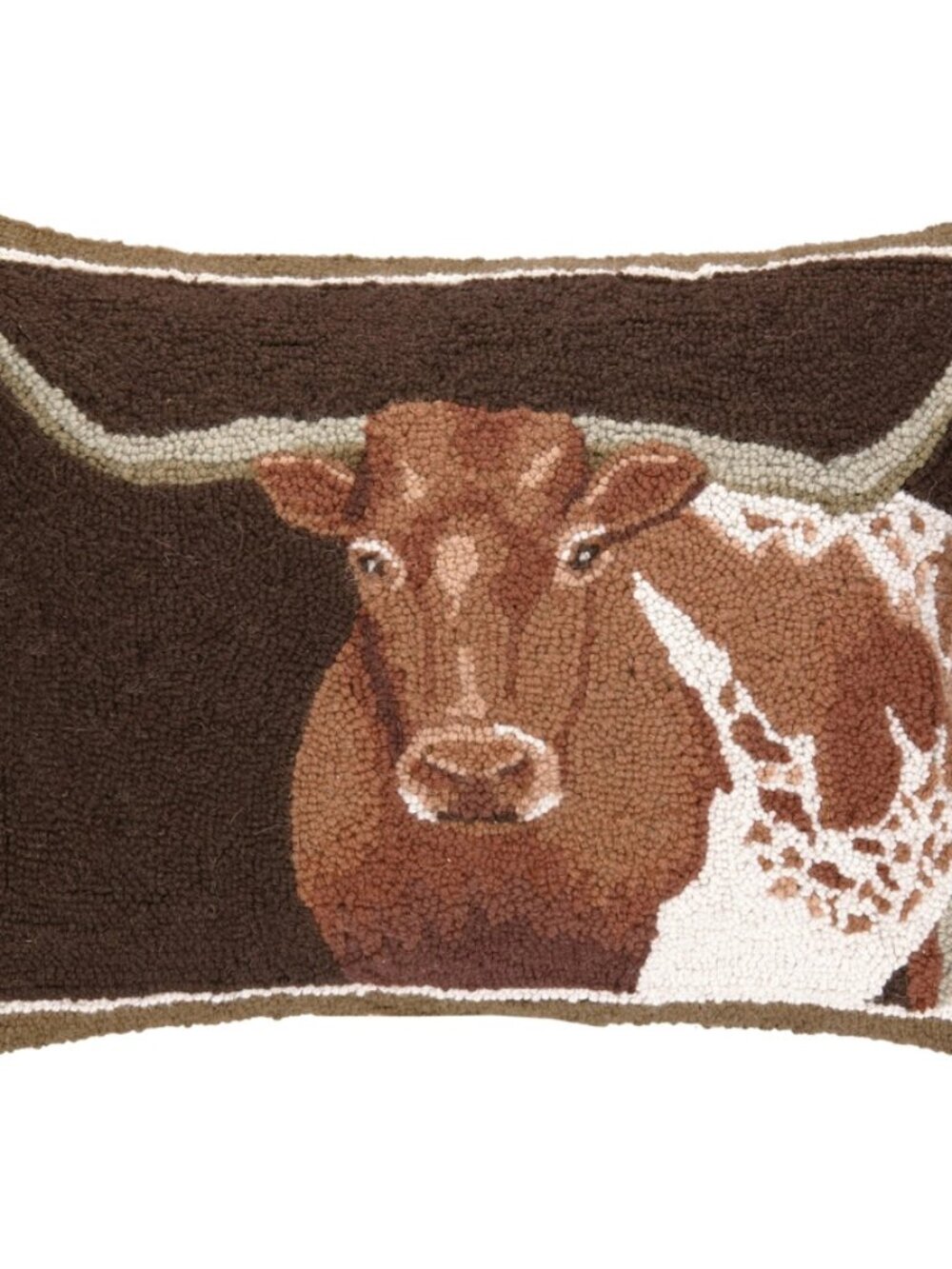 Longhorn Hook Pillow NEW